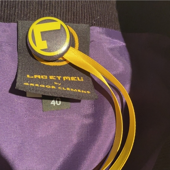 NWT Germany Gregor Clemens lac et Mel skirt black yellow - Picture 2 of 5